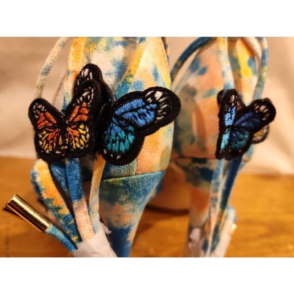 Olivia Miller Athalia Women's Ankle Wrap Heel Sandals New Out of Box Sz 6 - Picture 8 of 14